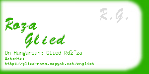 roza glied business card